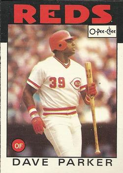 1986 O-Pee-Chee Baseball Cards 287     Dave Parker